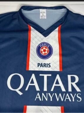Paris Saint-Germain Qatar Anyways #30 Lionel MESSI Stadium HSoccer Jersey